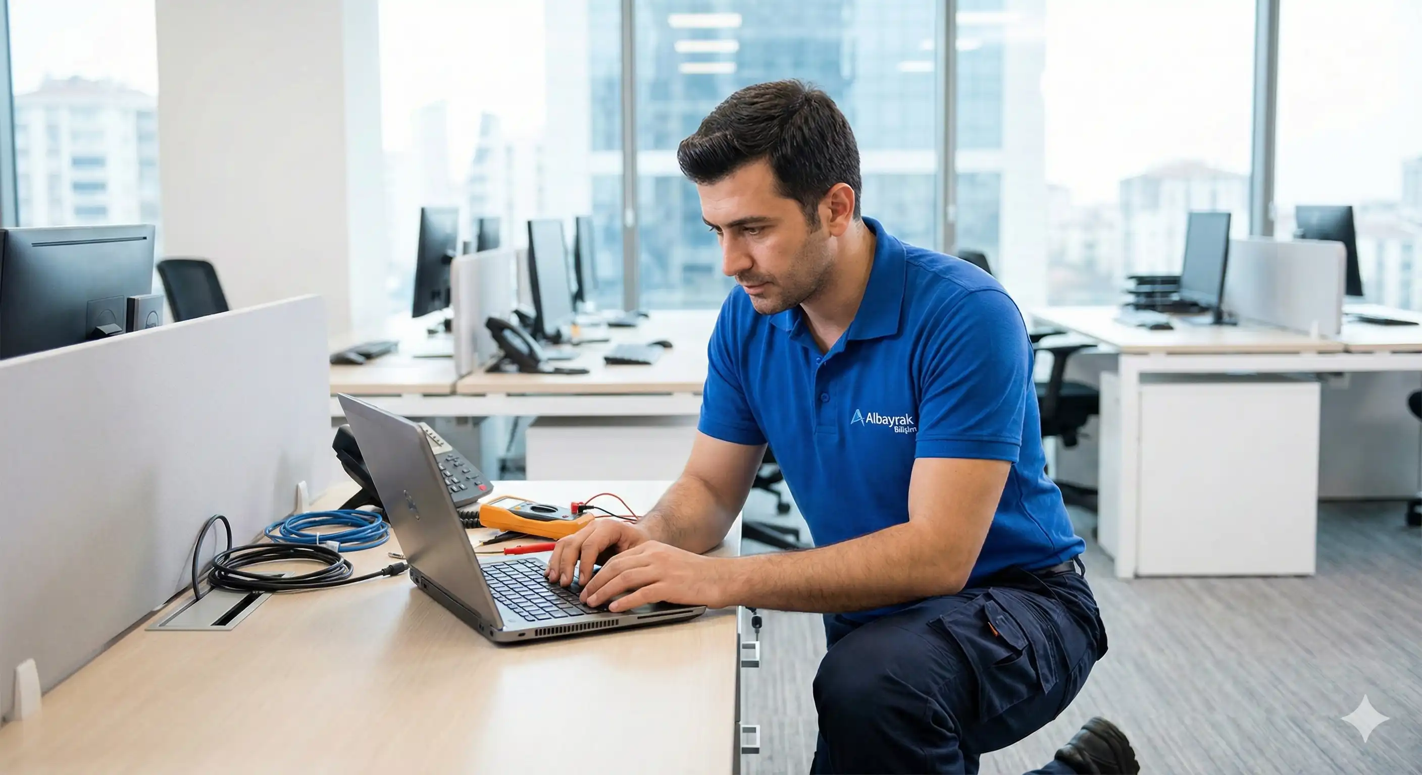 İş yerinde yerinde teknik servis hizmeti